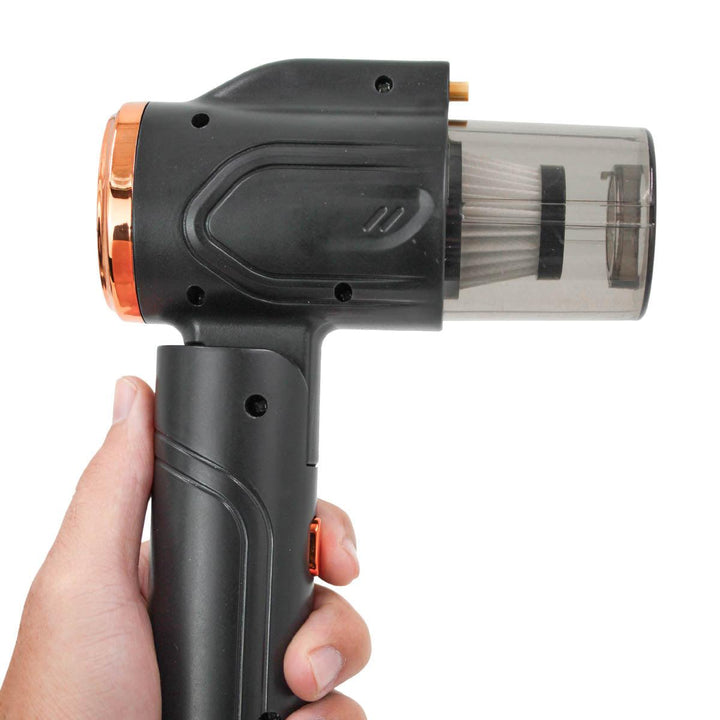 Mini Aspirador De Po Portatil Vertical USB Recarregavel 2 Em 1 Retratil Automotivo Sofa - TiPaparico