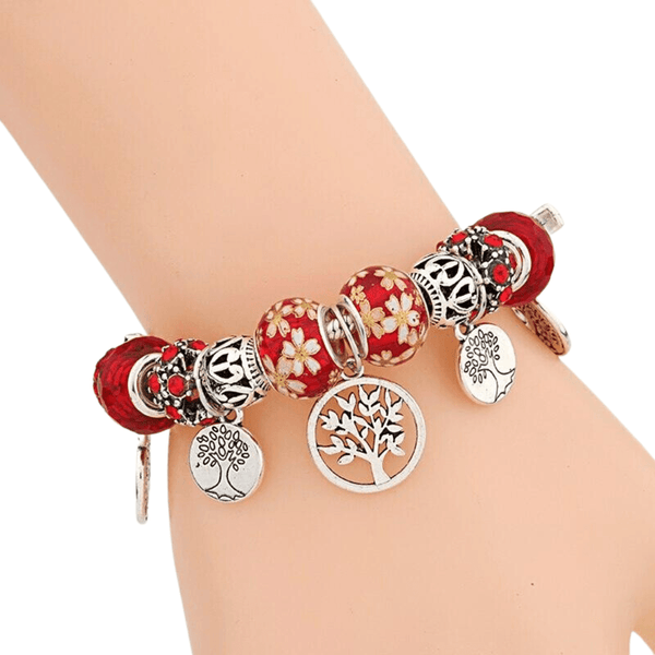 Pulseira com Pedras - Árvore da Vida - TiPaparico