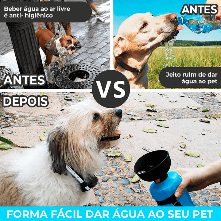 PET PORTABLE BOTTLE - Garrafa portátil para pets. - TiPaparico