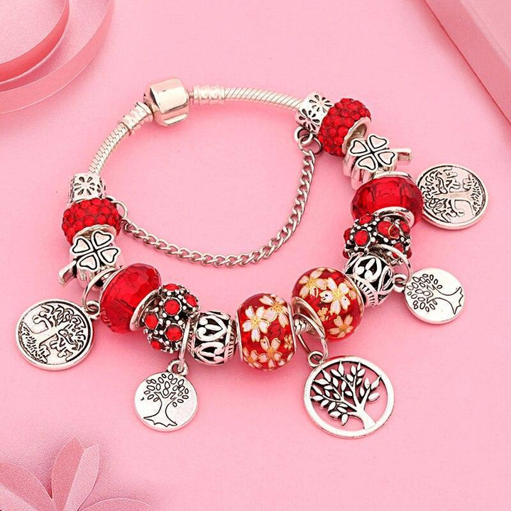 Pulseira com Pedras - Árvore da Vida - TiPaparico