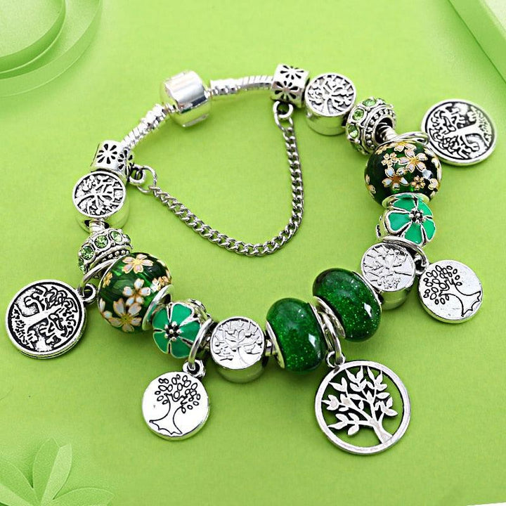 Pulseira com Pedras - Árvore da Vida - TiPaparico