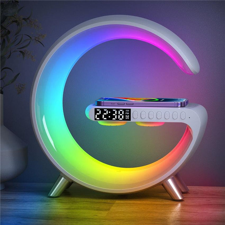 G-Speaker Smart Station - Luminária, Auto Falante e Carregador Sem Fio - TiPaparico