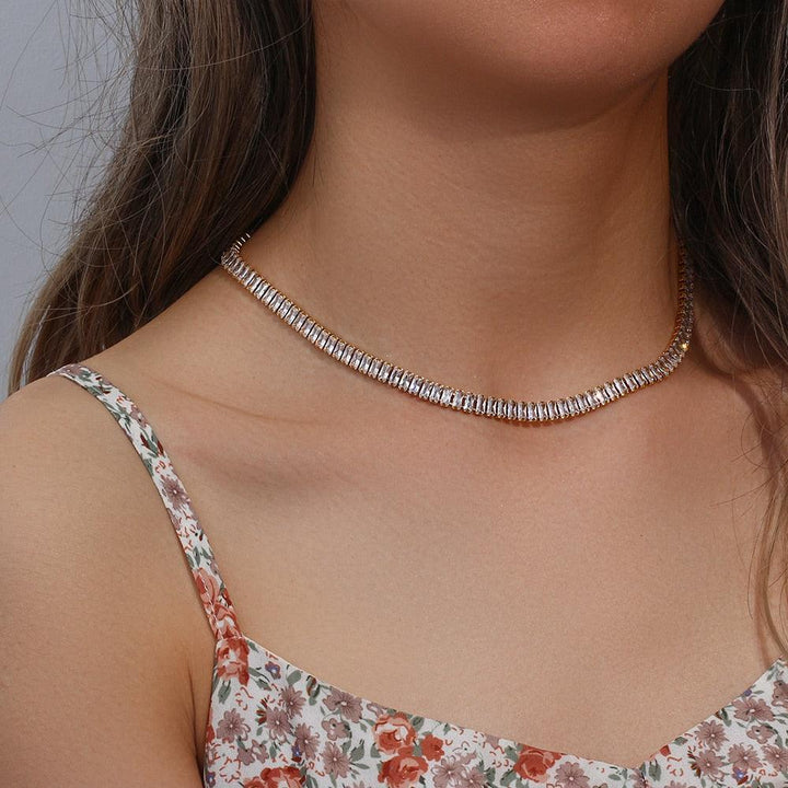 Conjunto Completo em Aço Cirúrgico 316L Banhado em Ouro 18K - Atlant - TiPaparico