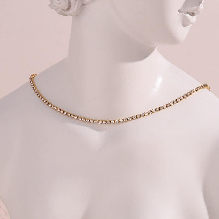 Conjunto Completo em Aço Cirúrgico 316L Banhado em Ouro 18K - Mexican - TiPaparico