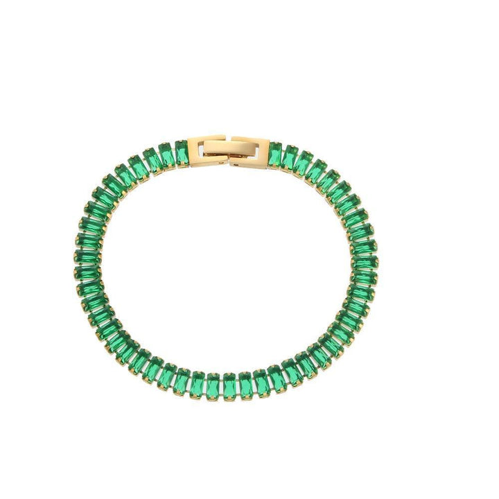 Conjunto Completo em Aço Cirúrgico 316L Banhado em Ouro 18K - Atlant - TiPaparico