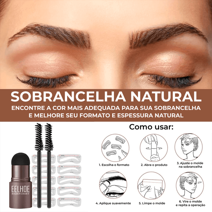 STAMPY CONTOUR - Kit modelagem de sobrancelha. - TiPaparico