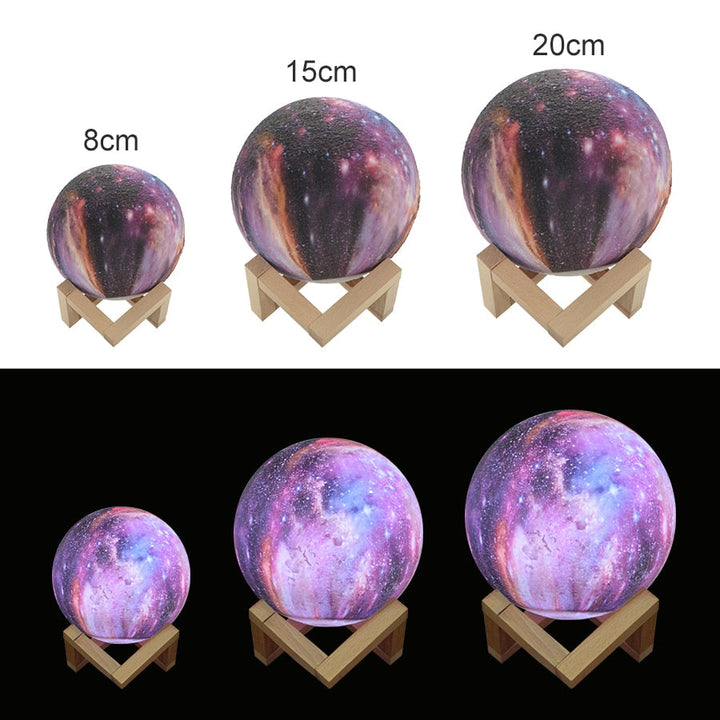 Luminária Lua - 16 Cores - TiPaparico